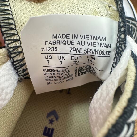 Converse All Star Black Toddler Size 7 Custom Mario/Sonic - Picture 8 of 8